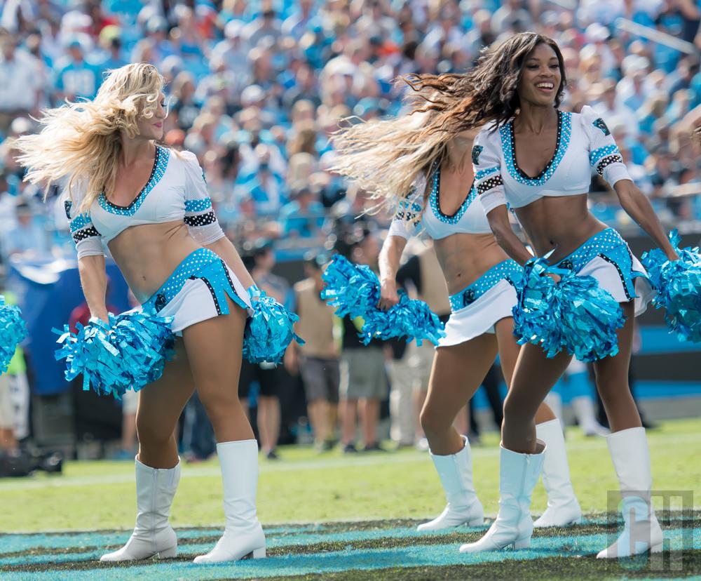 Carolina Panthers Cheerleaders - Carolina Huddle