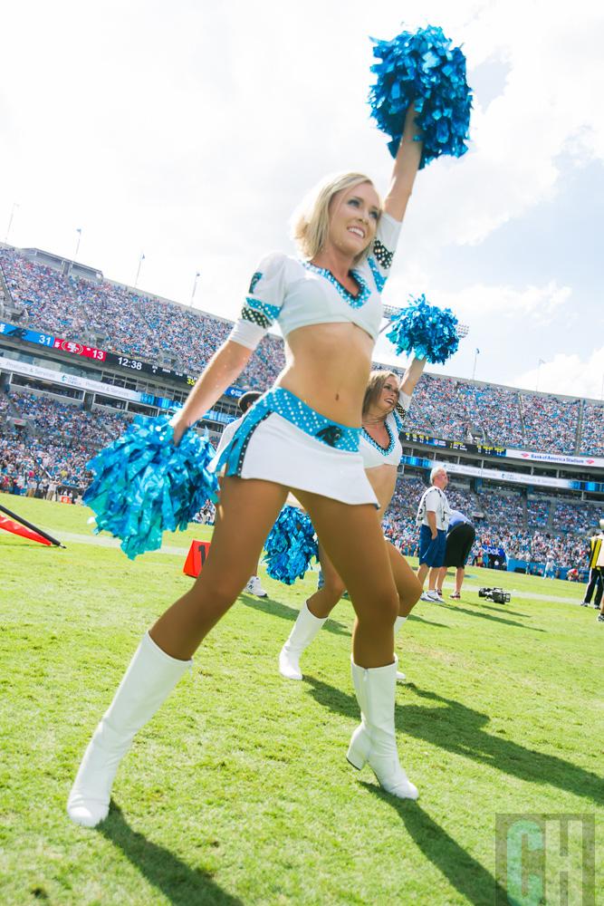 Carolina Panthers Cheerleaders - Carolina Huddle