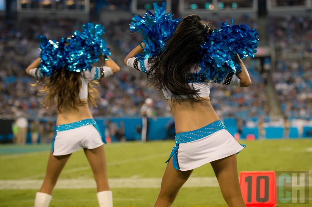 Carolina Panthers Cheerleaders - Carolina Huddle