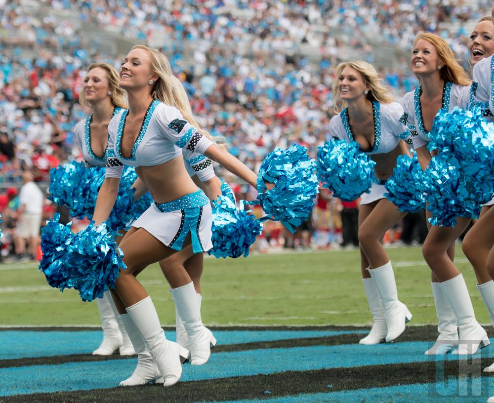 Carolina Panthers Cheerleaders - Carolina Huddle