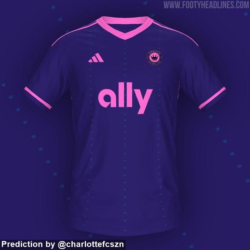 Adidas Charlotte FC Away Jersey 2023 Purple / M