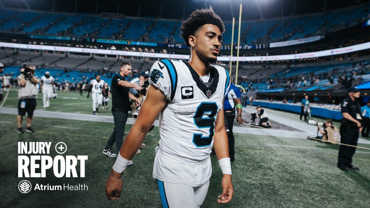 Carolina Panthers injuries: Bryce Young officially out Week 3