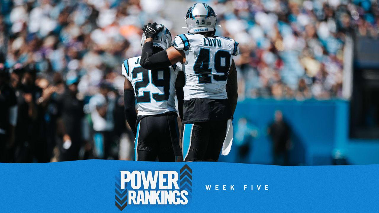 Panthers in the power rankings before Week 5 at Detroit